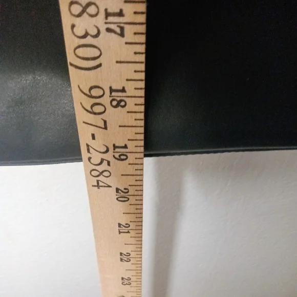 Tory Burch Dark Gray Genuine Leather Top Handle Frame Hinge Top Satchel Bag - Picture 13 of 13